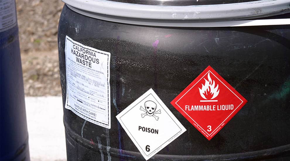 hazardous waste management, Logistics