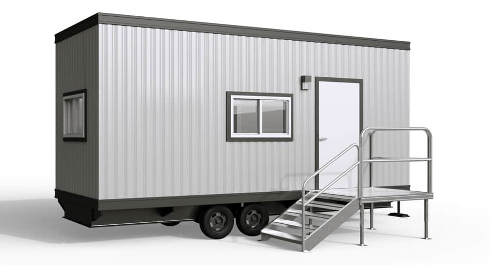 mobile office, construction trailer for construction sites