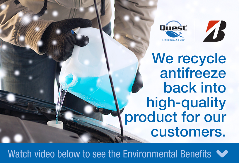 RECYCLED USED ANTIFREEZE