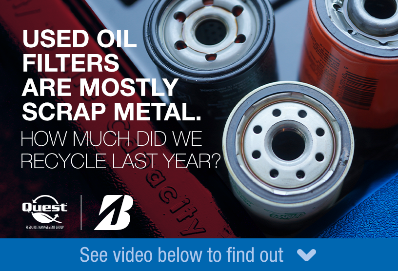 RECYCLED USED OIL FILTERS